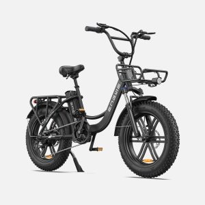 an onyx black engwe l20 e gravel bike