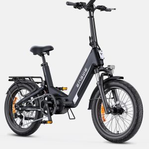 a black engwe l20 3.0 pro full suspension cycle